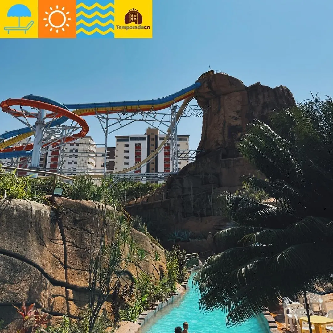 Piazza Com Acesso Ao Acqua Park Temporada Cn L Apart otel Caldas Novas Brezilya