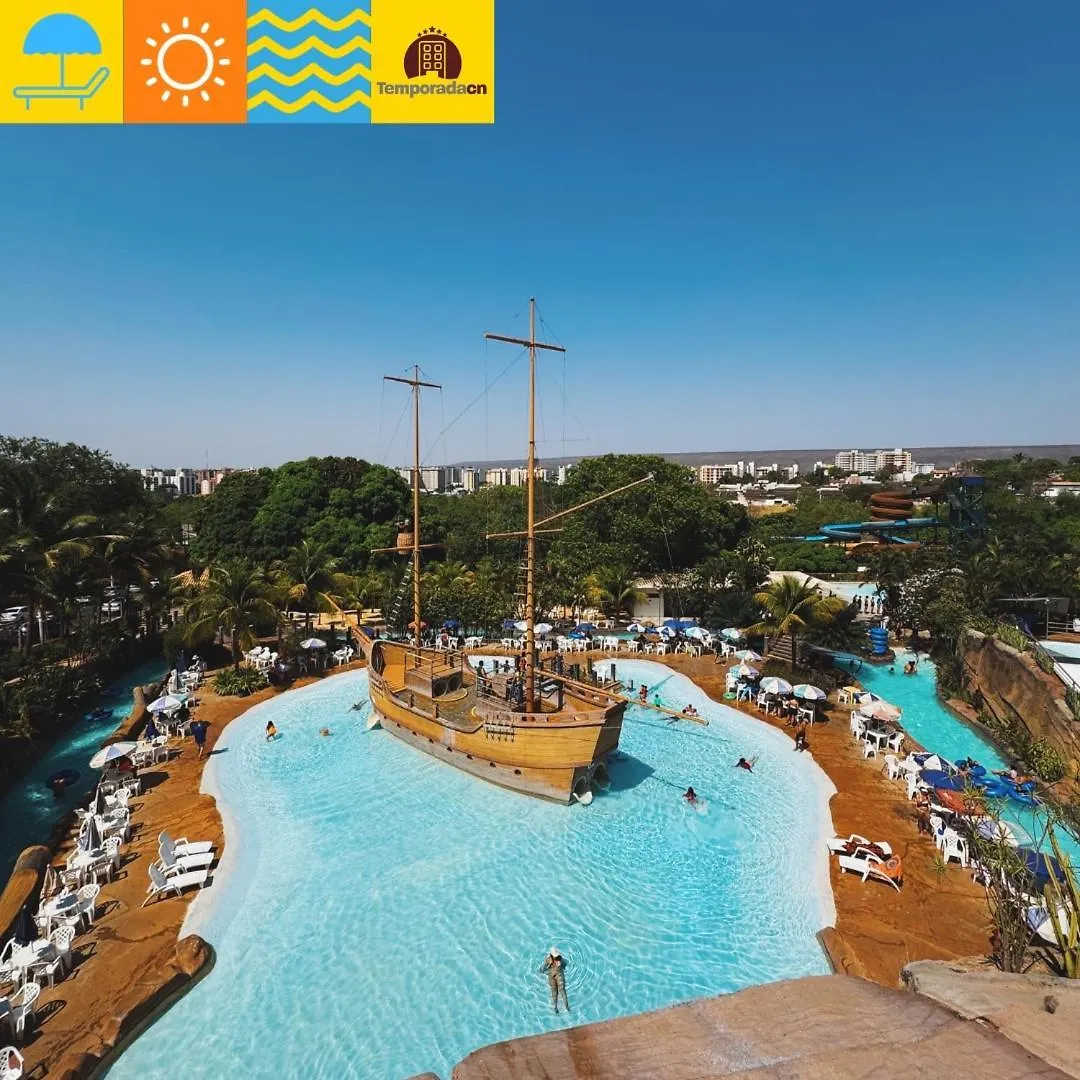 Piazza Com Acesso Ao Acqua Park Temporada Cn L Aparthotel Caldas Novas