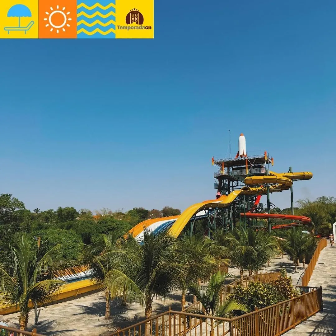 Piazza Com Acesso Ao Acqua Park Temporada Cn L Aparthotel Caldas Novas Βραζιλία